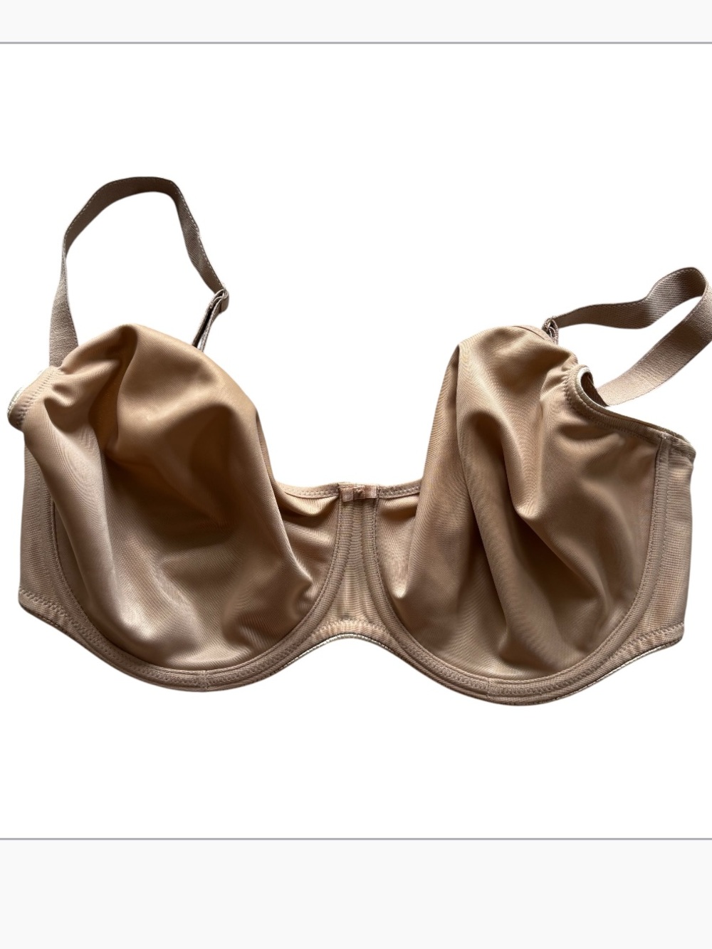 Fantasie 36FF Bra Smoothing Balcony Underwire Full Coverage Beige 4520 Support